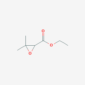 molecular formula C7H12O3 B160207 Ethyl 3,3-dimethyloxirane-2-carboxylate CAS No. 134275-36-8