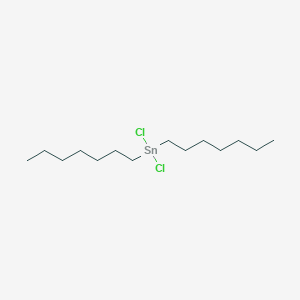 molecular formula C14H30Cl2Sn B1602074 二氯(二庚基)锡烷 CAS No. 74340-12-8