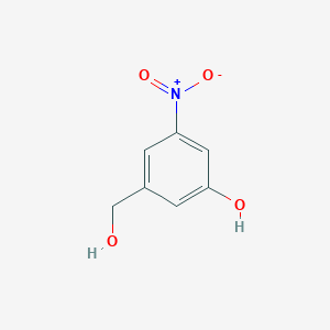 molecular formula C7H7NO4 B1602078 3-(Hydroxymethyl)-5-nitrophenol CAS No. 180628-74-4