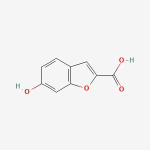 molecular formula C9H6O4 B1602085 6-Hydroxybenzofuran-2-carboxylic acid CAS No. 334022-87-6