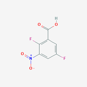 molecular formula C7H3F2NO4 B1602088 2,5-二氟-3-硝基苯甲酸 CAS No. 741721-49-3