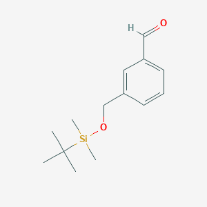 molecular formula C14H22O2Si B1602090 3-[[[(1,1-dimethylethyl)dimethylsilyl]oxy]methyl]Benzaldehyde CAS No. 81168-11-8
