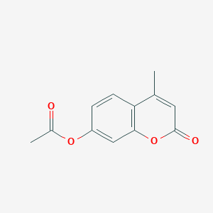 molecular formula C12H10O4 B160210 4-甲基伞形酮乙酸酯 CAS No. 2747-05-9