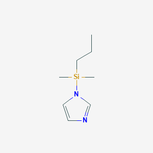 molecular formula C8H16N2Si B1602100 1-(Dimethylpropylsilyl)-1H-imidazole CAS No. 62365-35-9