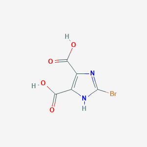molecular formula C5H3BrN2O4 B1602106 2-溴-1H-咪唑-4,5-二羧酸 CAS No. 773099-17-5