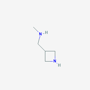 molecular formula C5H12N2 B1602112 1-(Azetidin-3-yl)-N-methylmethanamine CAS No. 91196-81-5