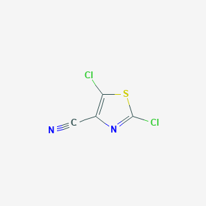 molecular formula C4Cl2N2S B1602118 2,5-二氯噻唑-4-腈 CAS No. 127426-26-0