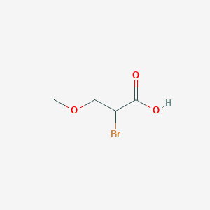 molecular formula C4H7BrO3 B1602121 2-溴-3-甲氧基丙酸 CAS No. 65090-78-0