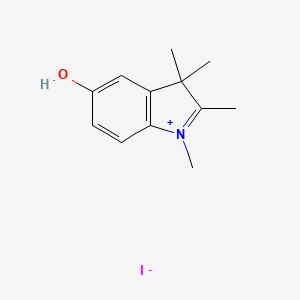 molecular formula C12H16INO B1602123 5-羟基-1,2,3,3-四甲基-3H-吲哚-1-碘化物 CAS No. 59223-23-3