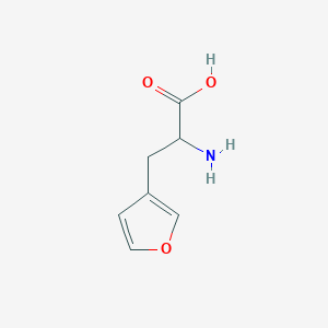 molecular formula C7H9NO3 B1602126 2-氨基-3-(呋喃-3-基)丙酸 CAS No. 3685-52-7