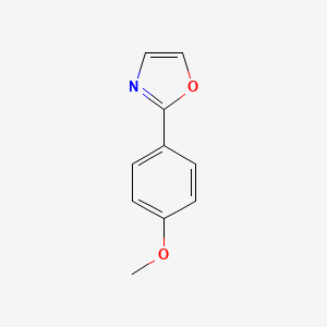 molecular formula C10H9NO2 B1602129 2-(4-甲氧基苯基)-恶唑 CAS No. 156780-52-8