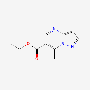 molecular formula C10H11N3O2 B1602134 Ethyl 7-methylpyrazolo[1,5-a]pyrimidine-6-carboxylate CAS No. 90840-54-3