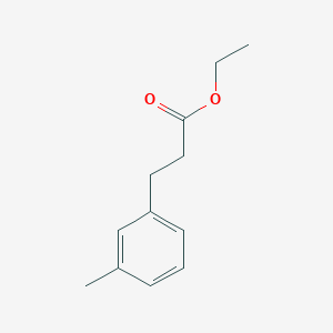 molecular formula C12H16O2 B1602136 Ethyl 3-(3-methylphenyl)propanoate CAS No. 7297-13-4