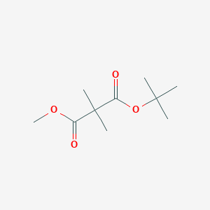 molecular formula C10H18O4 B1602142 1-Tert-butyl 3-methyl 2,2-dimethylmalonate CAS No. 85293-46-5