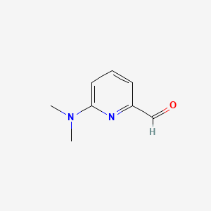 molecular formula C8H10N2O B1602145 6-(Dimethylamino)picolinaldehyde CAS No. 208110-83-2