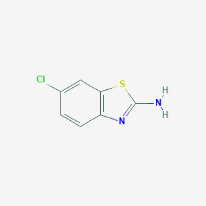 molecular formula C7H5ClN2S B160215 2-氨基-6-氯苯并噻唑 CAS No. 95-24-9