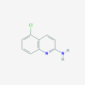 molecular formula C9H7ClN2 B1602155 5-氯喹啉-2-胺 CAS No. 68050-37-3