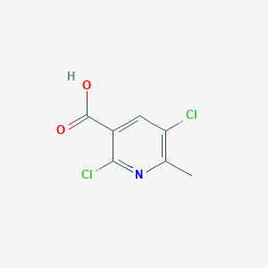 molecular formula C7H5Cl2NO2 B1602158 2,5-Dichloro-6-methyl-3-pyridinecarboxylic acid CAS No. 117449-74-8