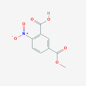 molecular formula C9H7NO6 B1602172 5-(Methoxycarbonyl)-2-nitrobenzoic Acid CAS No. 76143-33-4
