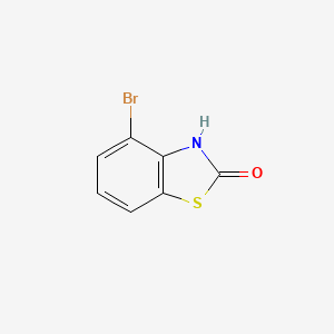 molecular formula C7H4BrNOS B1602174 4-Bromobenzo[d]thiazol-2(3H)-one CAS No. 73443-85-3