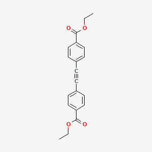 molecular formula C20H18O4 B1602181 4,4'-(乙炔-1,2-二基)二苯甲酸二乙酯 CAS No. 83536-13-4