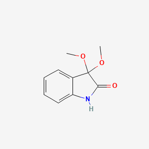 molecular formula C10H11NO3 B1602184 3,3-Dimethoxyindolin-2-one CAS No. 66346-69-8