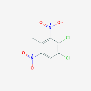 molecular formula C7H4Cl2N2O4 B1602185 1,2-二氯-4-甲基-3,5-二硝基苯 CAS No. 53278-85-6
