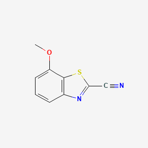 molecular formula C9H6N2OS B1602188 7-甲氧基苯并[d]噻唑-2-碳腈 CAS No. 7267-36-9