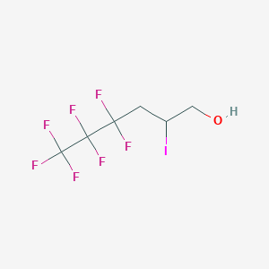 molecular formula C6H6F7IO B1602212 4,4,5,5,6,6,6-Heptafluoro-2-iodohexan-1-ol CAS No. 647-84-7