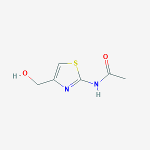 molecular formula C6H8N2O2S B1602246 N-[4-(Hydroxymethyl)-1,3-thiazol-2-YL]acetamide CAS No. 51307-38-1