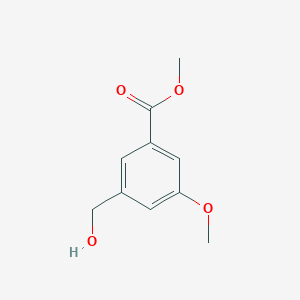molecular formula C10H12O4 B1602252 甲基3-(羟甲基)-5-甲氧基苯甲酸酯 CAS No. 367519-84-4