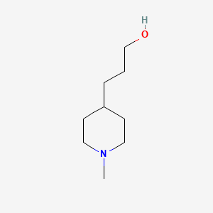 molecular formula C9H19NO B1602255 3-(1-Methylpiperidin-4-yl)propan-1-ol CAS No. 7037-30-1