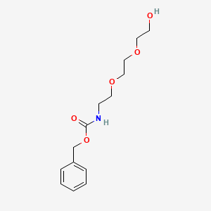molecular formula C14H21NO5 B1602257 Benzyl (2-(2-(2-hydroxyethoxy)ethoxy)ethyl)carbamate CAS No. 205535-92-8
