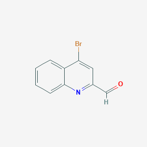 molecular formula C10H6BrNO B1602259 4-Bromoquinoline-2-carbaldehyde CAS No. 28615-70-5