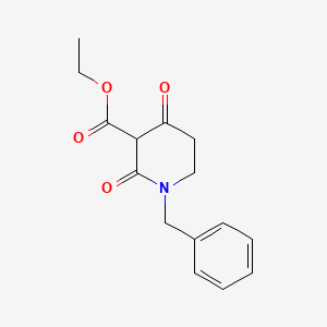 molecular formula C15H17NO4 B1602265 Ethyl 1-benzyl-2,4-dioxopiperidine-3-carboxylate CAS No. 198417-15-1