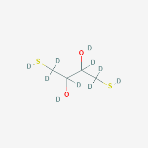 molecular formula C4H10O2S2 B1602284 DL-Dithiothreitol-d10 CAS No. 302912-05-6