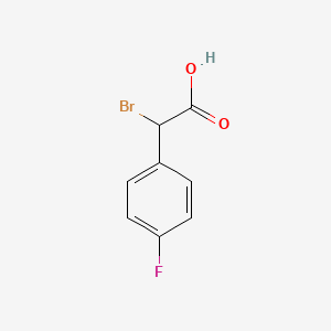 molecular formula C8H6BrFO2 B1602291 2-Bromo-2-(4-fluorophenyl)acetic acid CAS No. 29270-33-5