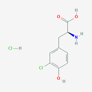 molecular formula C9H11Cl2NO3 B1602299 3-Chloro-L-tyrosine hydrochloride CAS No. 35608-63-0