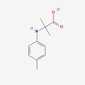 molecular formula C11H15NO2 B1602319 2-Methyl-N-(4-methylphenyl)alanine CAS No. 117755-94-9