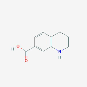 molecular formula C10H11NO2 B1602324 1,2,3,4-Tetrahydroquinoline-7-carboxylic acid CAS No. 22048-88-0