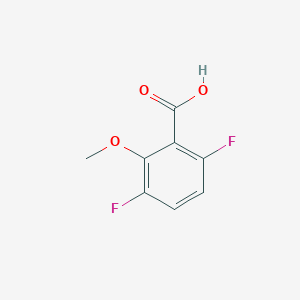 molecular formula C8H6F2O3 B1602329 3,6-Difluoro-2-methoxybenzoic acid CAS No. 887267-03-0