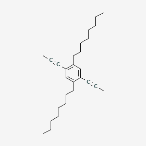 2,5-Dioctyl-1,4-di-1-propynylbenzene