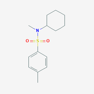 molecular formula C14H21NO2S B160235 N-Cyclohexyl-N,4-dimethylbenzenesulfonamide CAS No. 57186-74-0