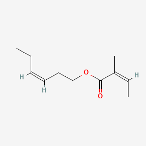 molecular formula C11H18O2 B1602355 (Z)-3-Hexenyl Angelate CAS No. 84060-80-0