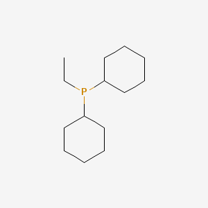 molecular formula C14H27P B1602371 Dicyclohexyl(ethyl)phosphine CAS No. 46392-44-3