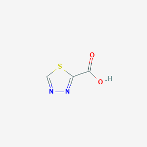 molecular formula C3H2N2O2S B1602375 1,3,4-Thiadiazole-2-carboxylic acid CAS No. 499770-97-7
