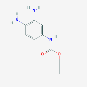 molecular formula C11H17N3O2 B1602386 Carbamato de tert-butilo (3,4-diaminofenil) CAS No. 937372-03-7