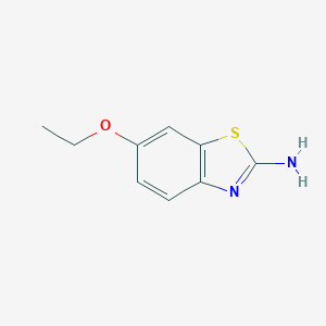 molecular formula C9H10N2OS B160241 2-氨基-6-乙氧基苯并噻唑 CAS No. 94-45-1