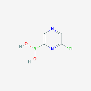 molecular formula C4H4BClN2O2 B1602420 (6-Chloropyrazin-2-YL)boronic acid CAS No. 1310404-64-8