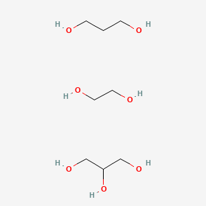 molecular formula C8H22O7 B1602429 甘油乙氧基化-共丙氧基化三醇 CAS No. 51258-15-2